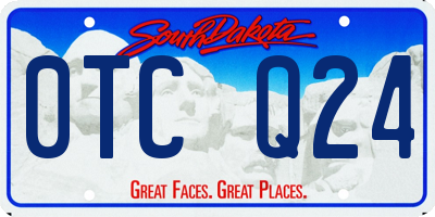 SD license plate 0TCQ24