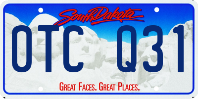 SD license plate 0TCQ31