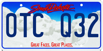 SD license plate 0TCQ32