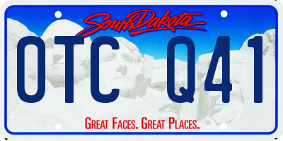 SD license plate 0TCQ41
