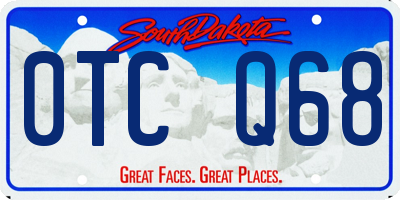 SD license plate 0TCQ68