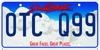 SD license plate 0TCQ99