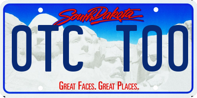 SD license plate 0TCT00
