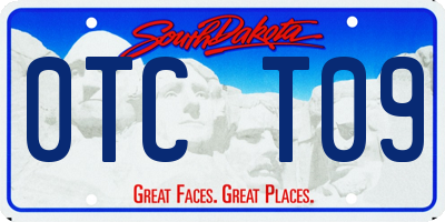 SD license plate 0TCT09