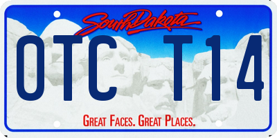 SD license plate 0TCT14