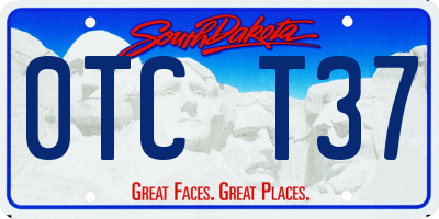 SD license plate 0TCT37