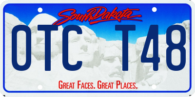 SD license plate 0TCT48