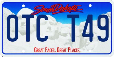 SD license plate 0TCT49