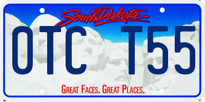 SD license plate 0TCT55