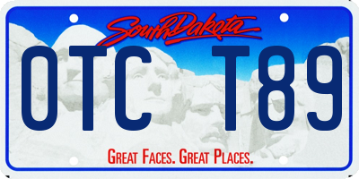 SD license plate 0TCT89