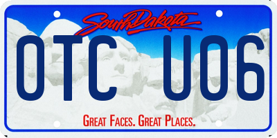 SD license plate 0TCU06
