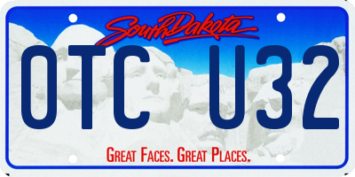 SD license plate 0TCU32