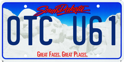 SD license plate 0TCU61