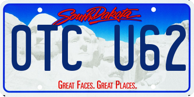 SD license plate 0TCU62