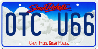 SD license plate 0TCU66