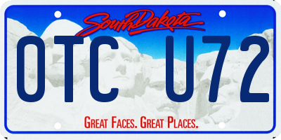 SD license plate 0TCU72