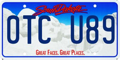 SD license plate 0TCU89