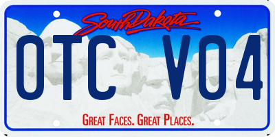 SD license plate 0TCV04