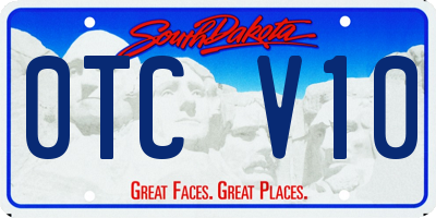 SD license plate 0TCV10
