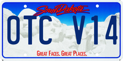 SD license plate 0TCV14