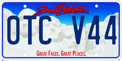 SD license plate 0TCV44