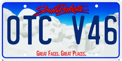 SD license plate 0TCV46