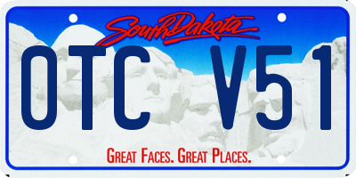 SD license plate 0TCV51