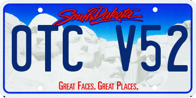 SD license plate 0TCV52
