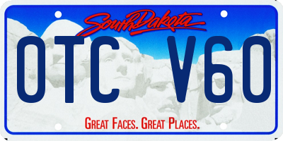 SD license plate 0TCV60
