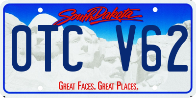 SD license plate 0TCV62