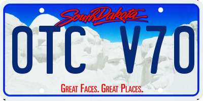 SD license plate 0TCV70