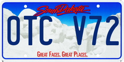 SD license plate 0TCV72