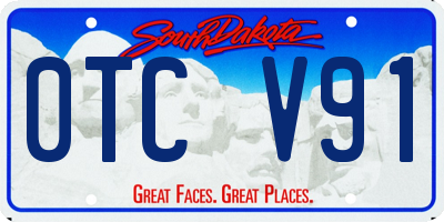 SD license plate 0TCV91