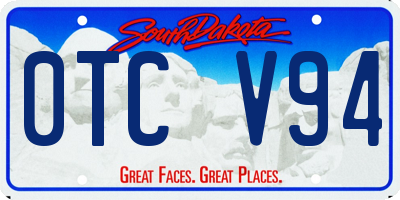 SD license plate 0TCV94