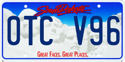 SD license plate 0TCV96
