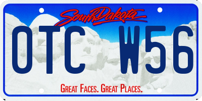 SD license plate 0TCW56