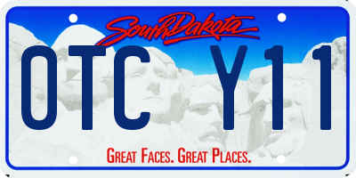SD license plate 0TCY11
