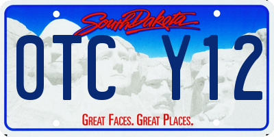 SD license plate 0TCY12