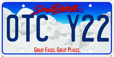SD license plate 0TCY22