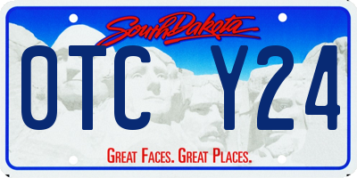 SD license plate 0TCY24