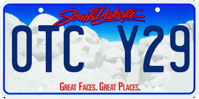 SD license plate 0TCY29