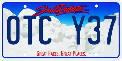SD license plate 0TCY37