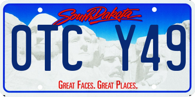 SD license plate 0TCY49