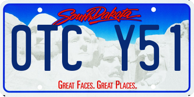 SD license plate 0TCY51