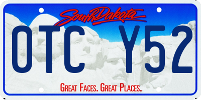 SD license plate 0TCY52
