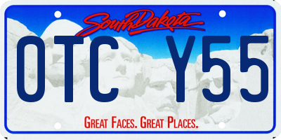 SD license plate 0TCY55