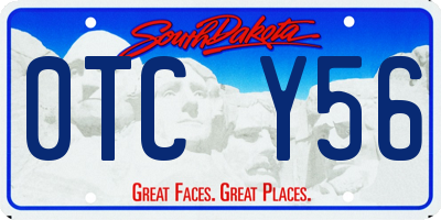SD license plate 0TCY56