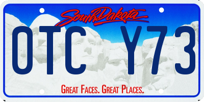 SD license plate 0TCY73