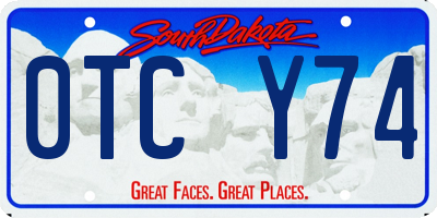 SD license plate 0TCY74