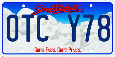 SD license plate 0TCY78